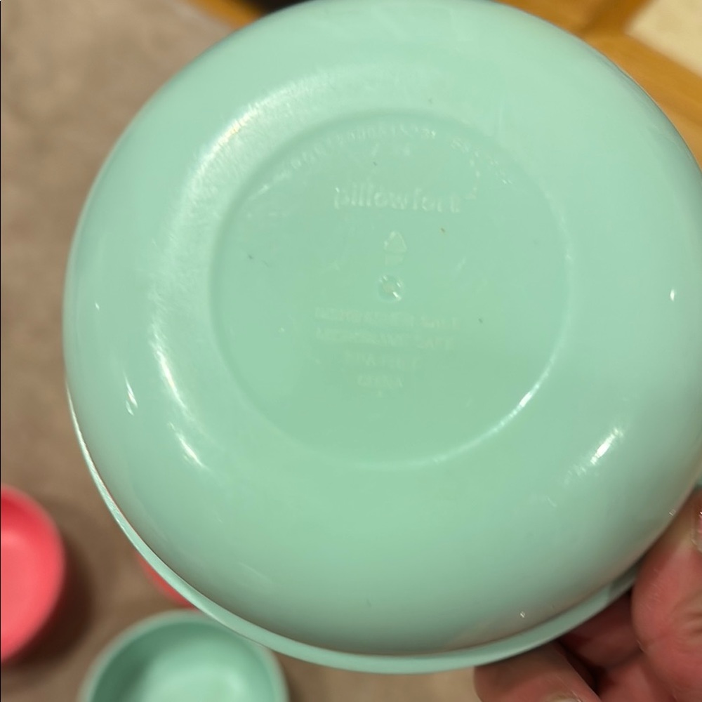 All Done Colorful Bowl Set - Pink, Orange, Blue, and red - Picture 10 of 11